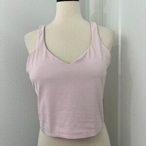 Lululemon Size 14 Pink Strawberry Milkshake Align Cropped Tank Top
